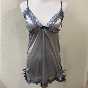 Silver lingerie